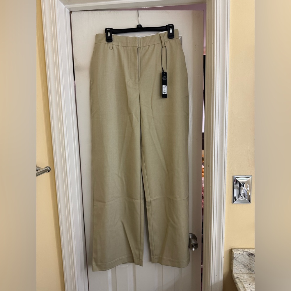 Fashion Nova Tan Wide Leg Pants